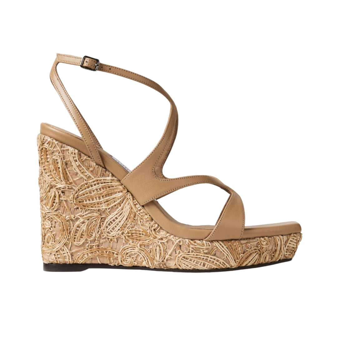Ayla 85 Wedge in Cappuccino/Natural