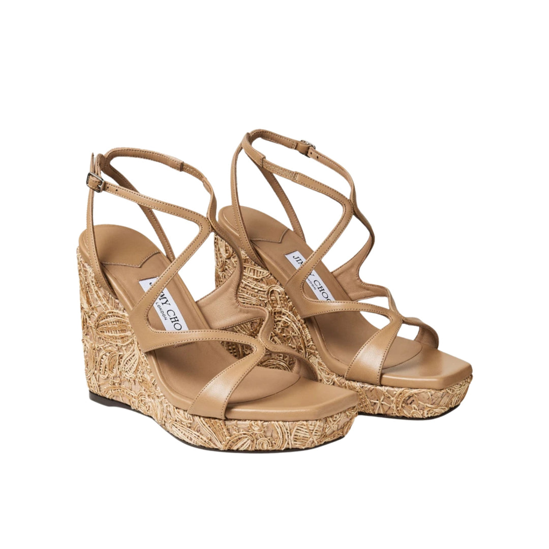 Ayla 85 Wedge in Cappuccino/Natural