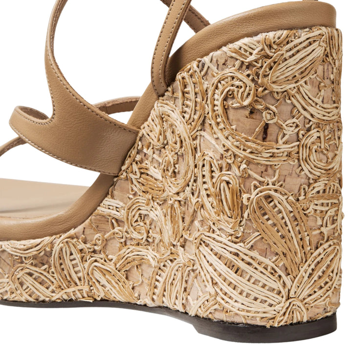 Ayla 85 Wedge in Cappuccino/Natural
