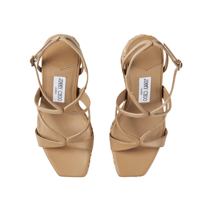 Ayla 85 Wedge in Cappuccino/Natural