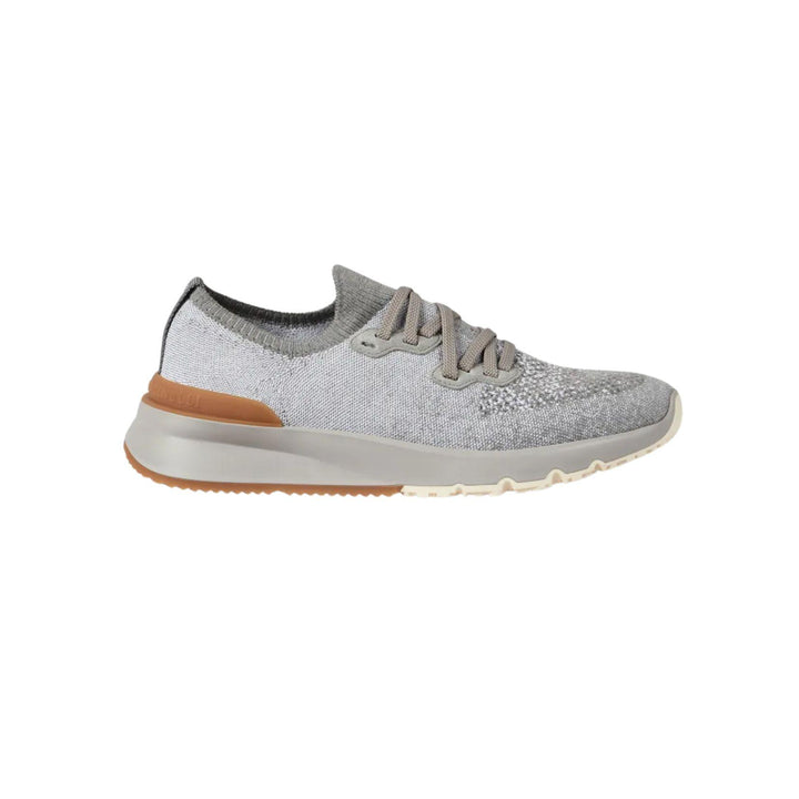 Light Grey Knit Runner Sneaker