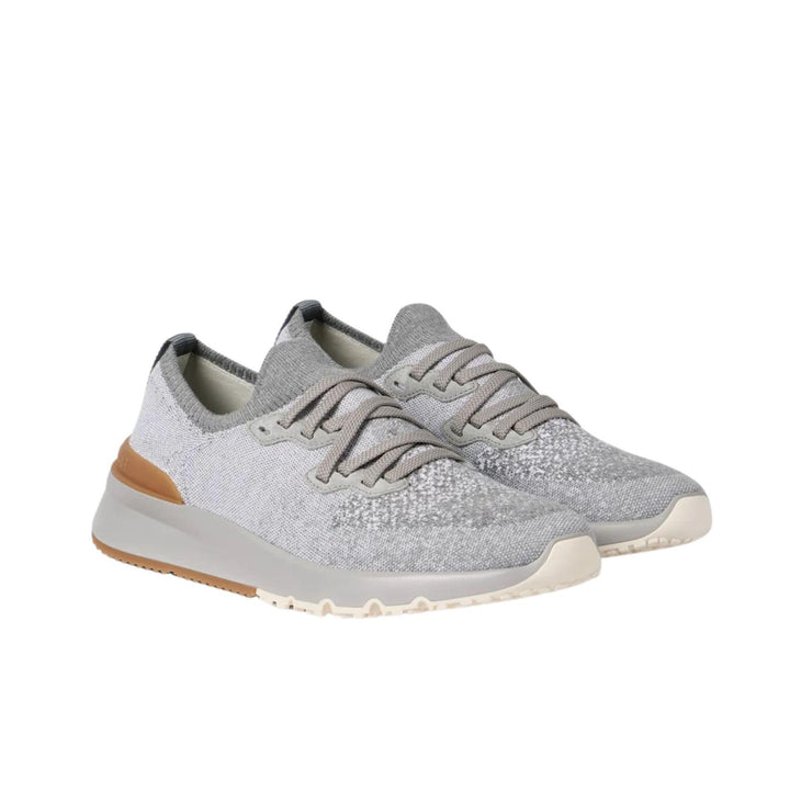 Light Grey Knit Runner Sneaker