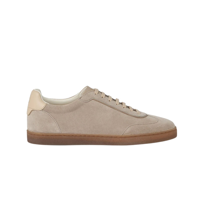 Suede Sneakers - Tan