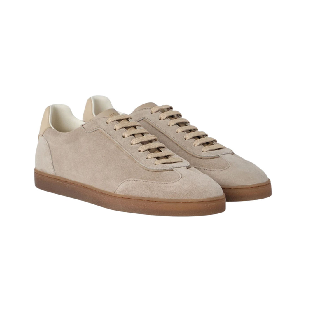 Suede Sneakers - Tan