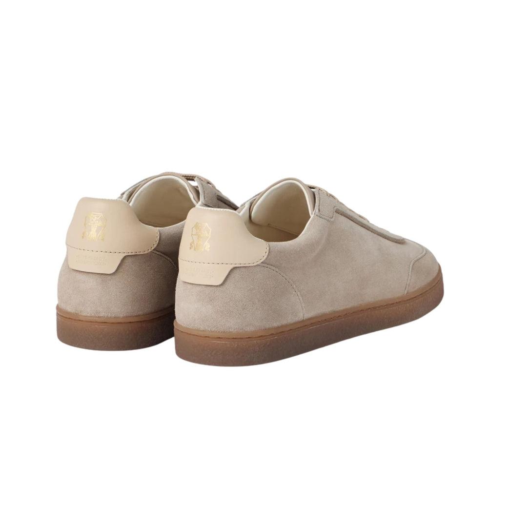 Suede Sneakers - Tan