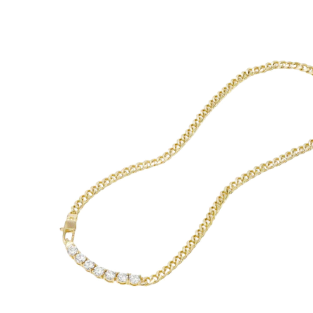 Baby Julian Loves Diamonds Necklace - Gold