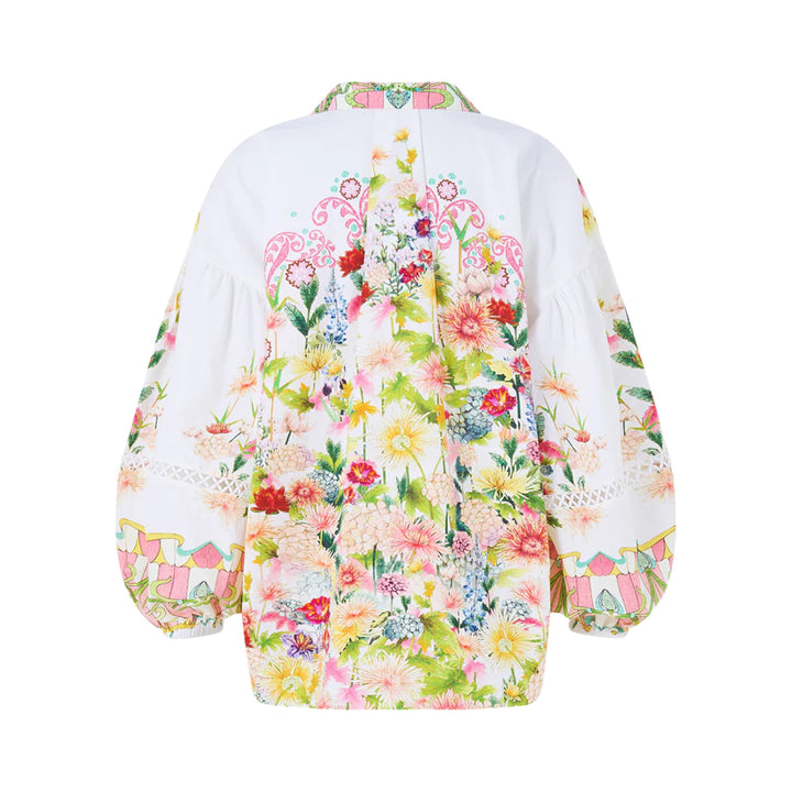 Balloon Sleeve Blouse in The Call Of Catalonia