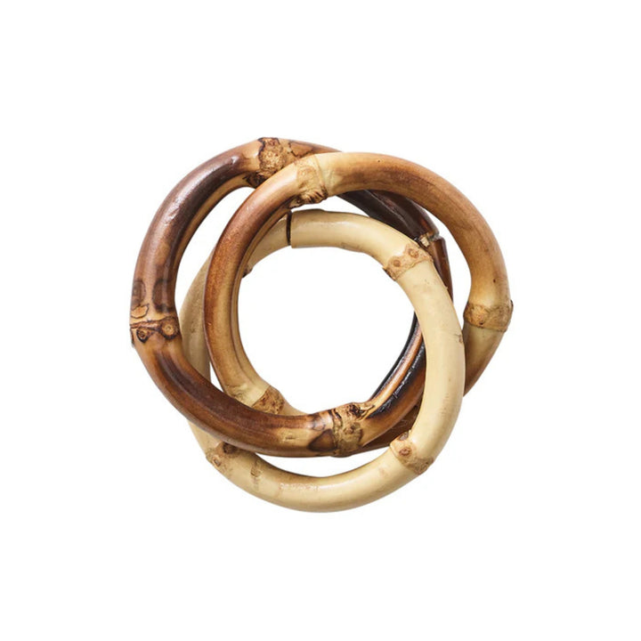 Bamboo Trinity Napkin Ring - Natural