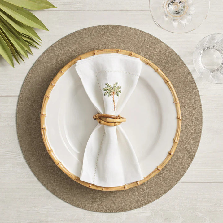 Bamboo Trinity Napkin Ring - Natural