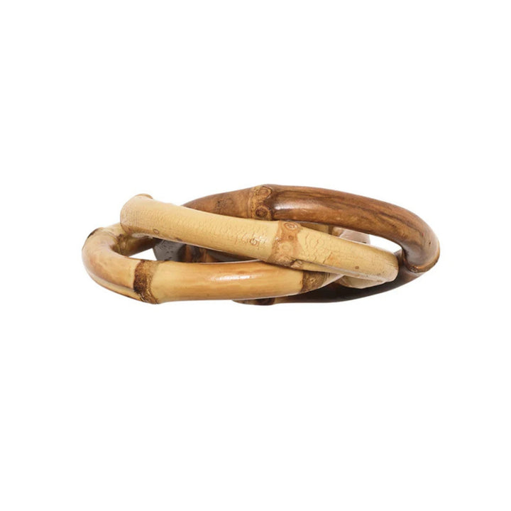 Bamboo Trinity Napkin Ring - Natural