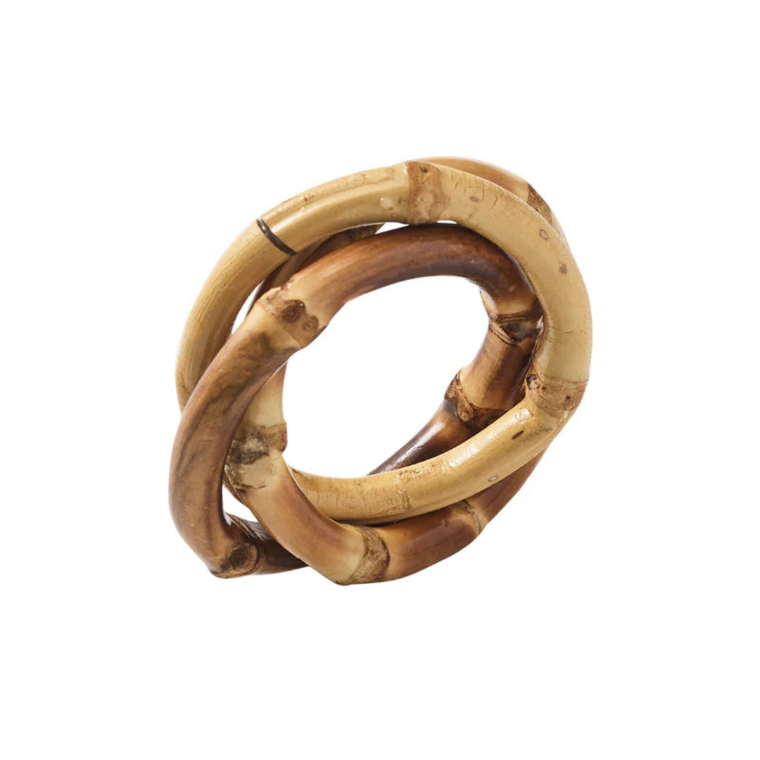 Bamboo Trinity Napkin Ring - Natural