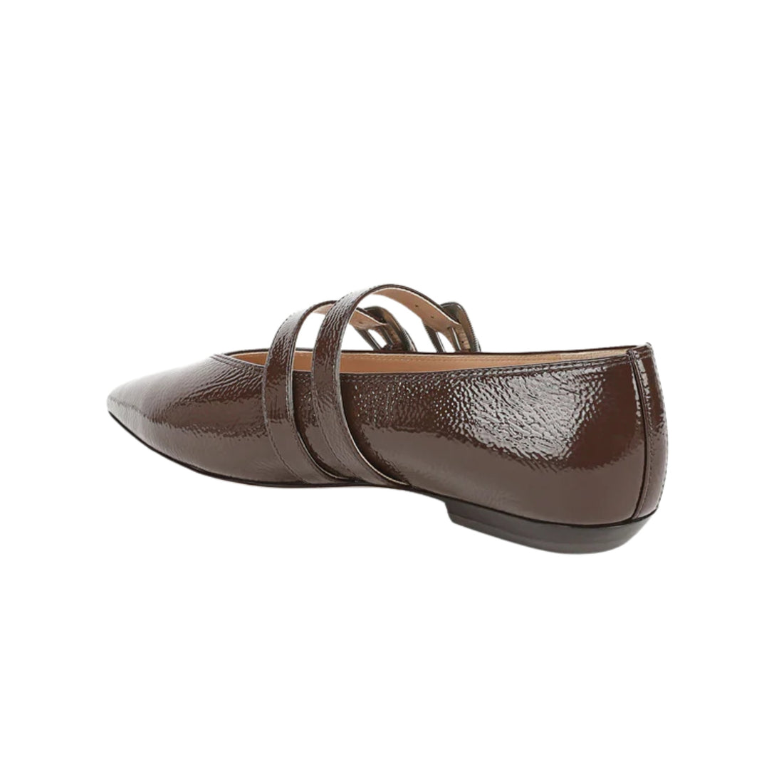 Bancroft Buckles Flat in Espresso