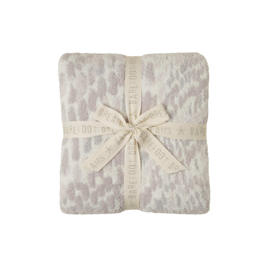 CozyChic Snakskin Throw - Cream Multi