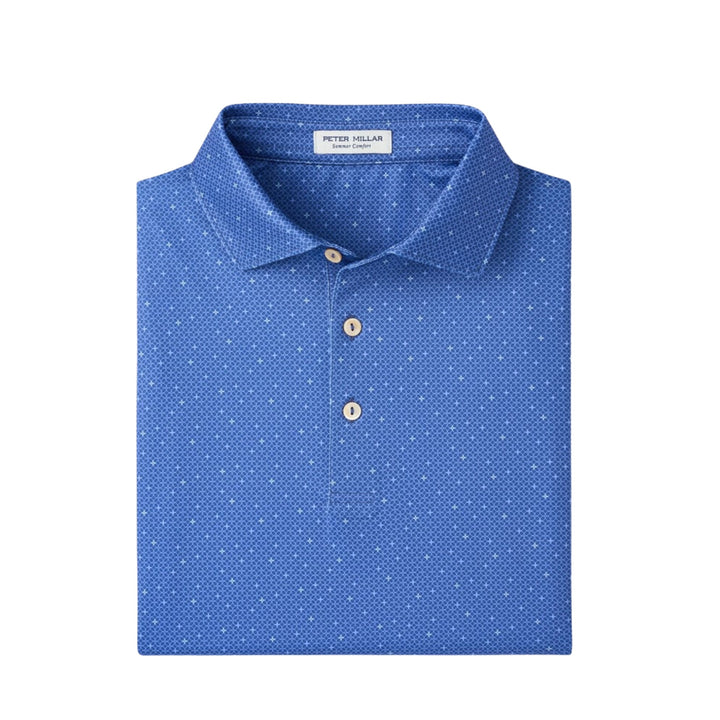 Barrier Performance Jersey Polo in Windsor Blue