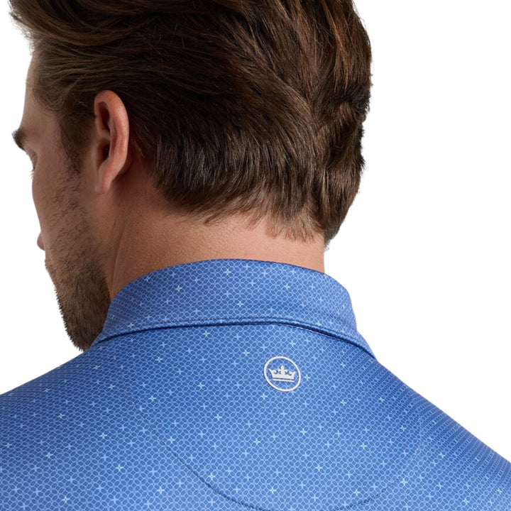 Barrier Performance Jersey Polo in Windsor Blue