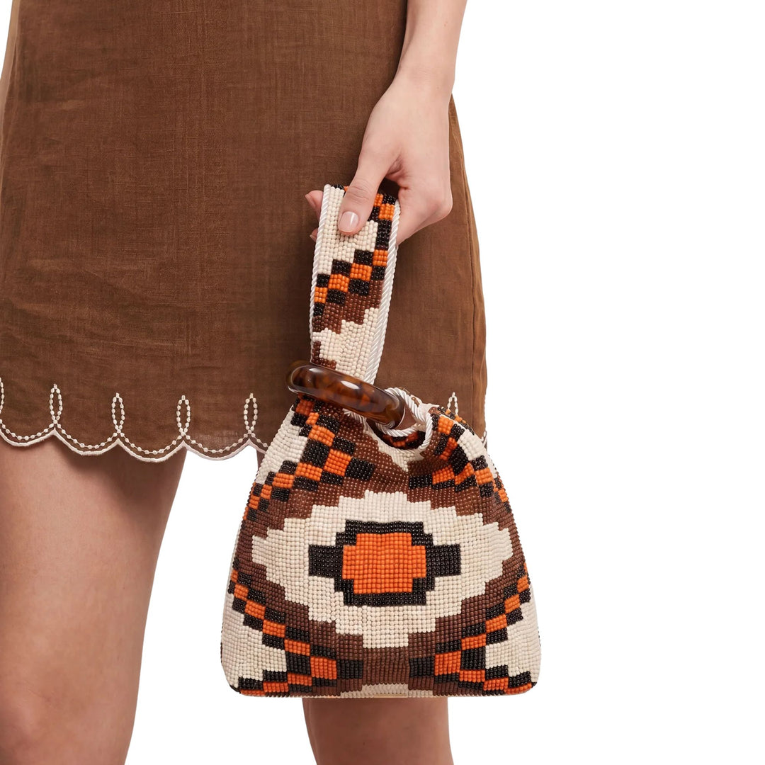 Beaded Veronica Beard Swing Bag
