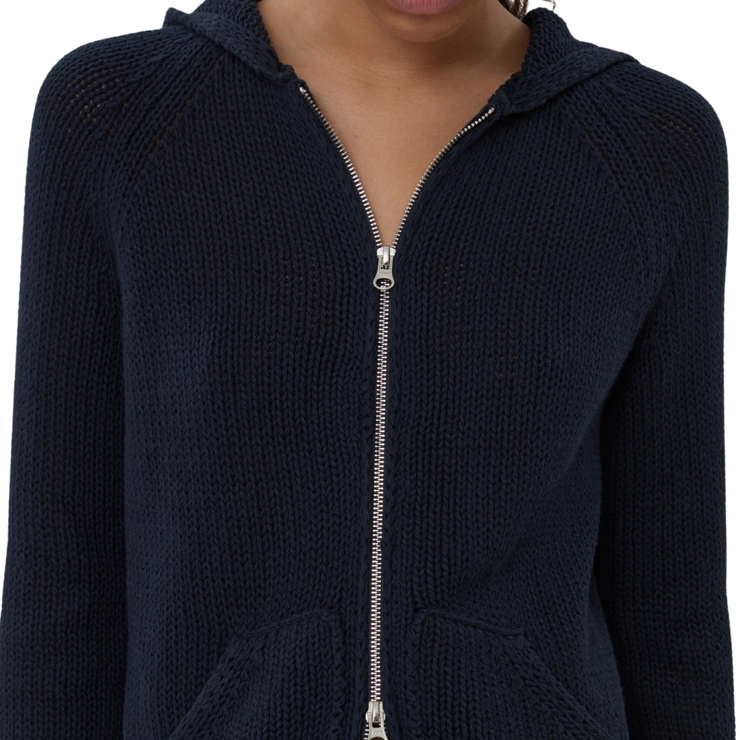 Bear Zip Up in Navy