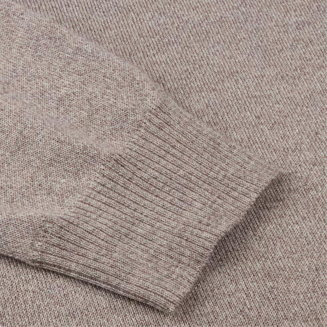Beige Merino Wool Polo Shirt