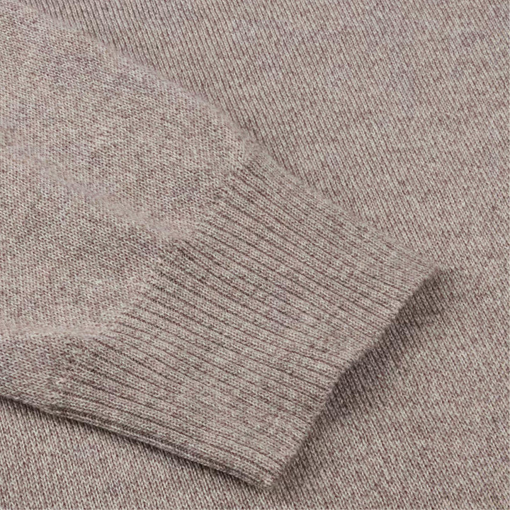 Beige Merino Wool Polo Shirt