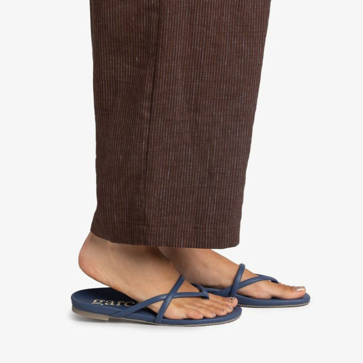 Belany Sandal in SIlver Nappa