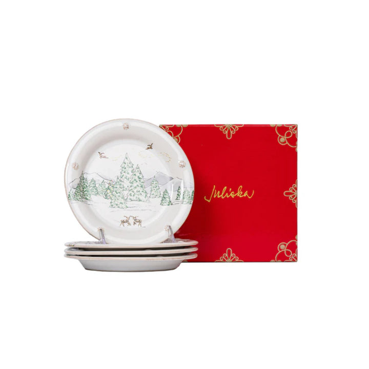 Berry & Thread North Pole Cocktail Plates Set/4