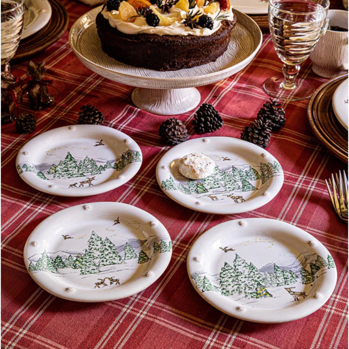 Berry & Thread North Pole Cocktail Plates Set/4