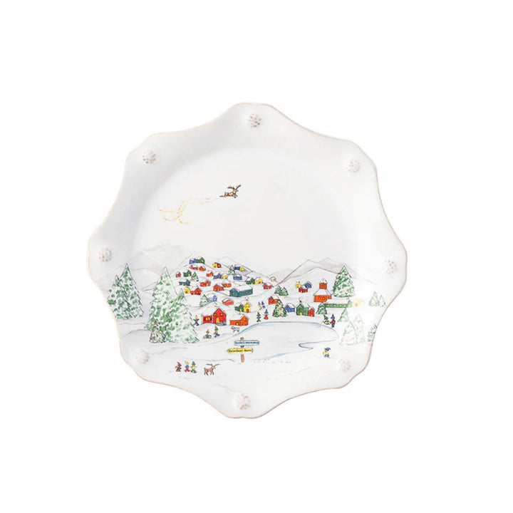 Berry & Thread North Pole Dessert/Salad Plate