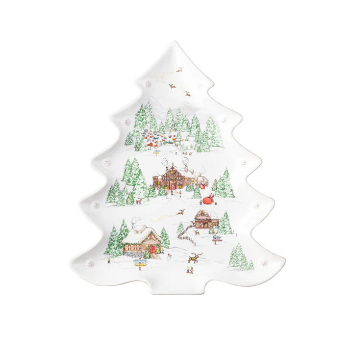 Berry & Thread North Pole Tree Platter