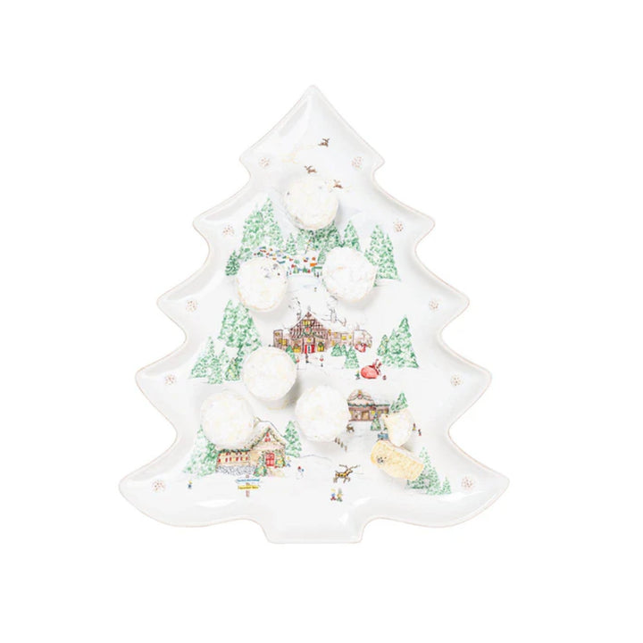 Berry & Thread North Pole Tree Platter