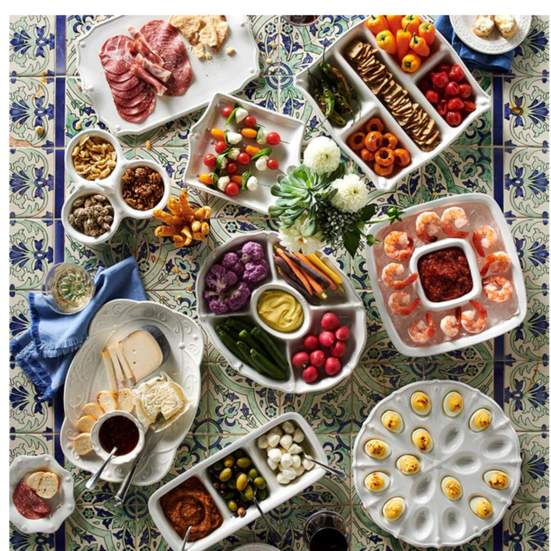 Berry & Thread Whitewash Deviled Egg Platter