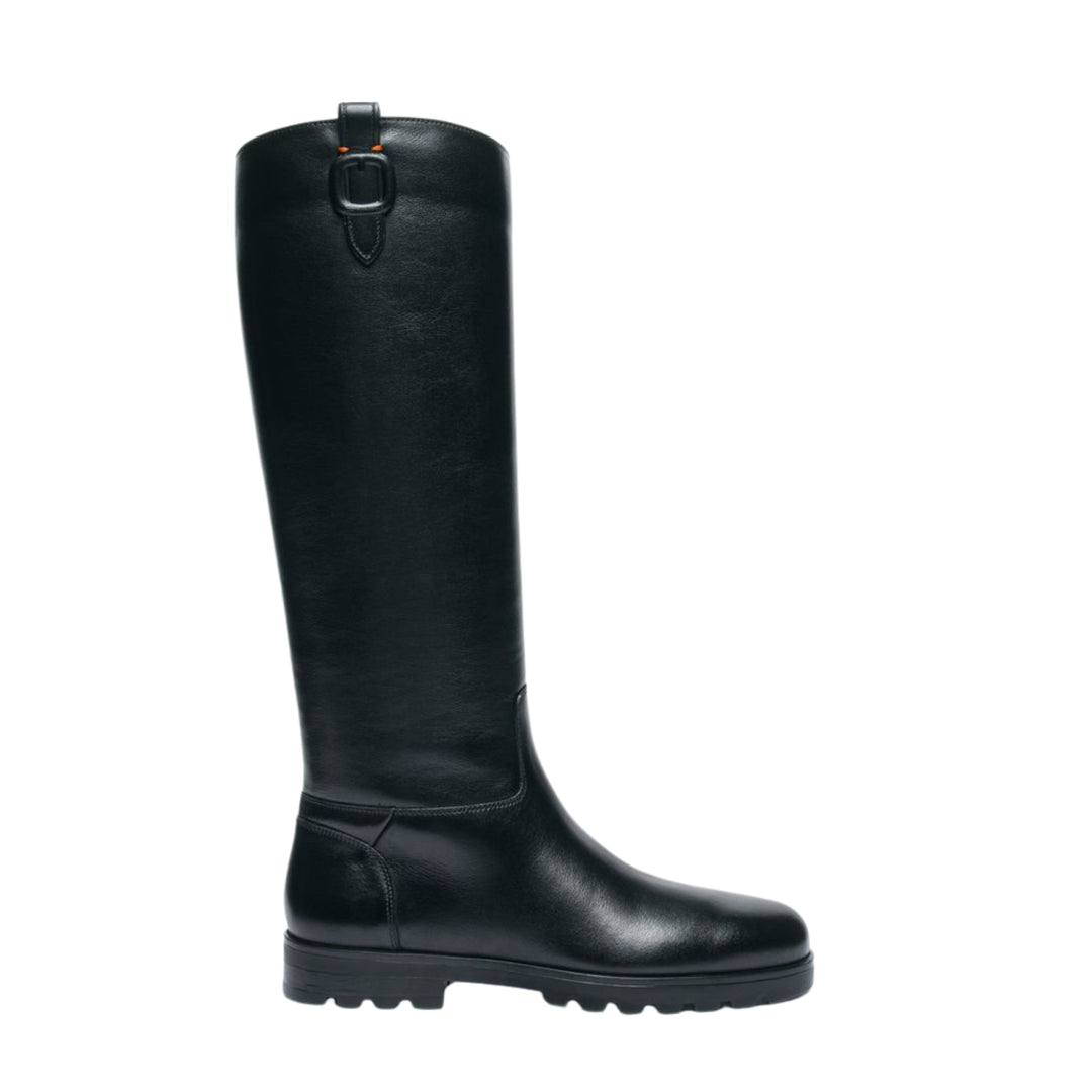 Bess Leather Boot in Black