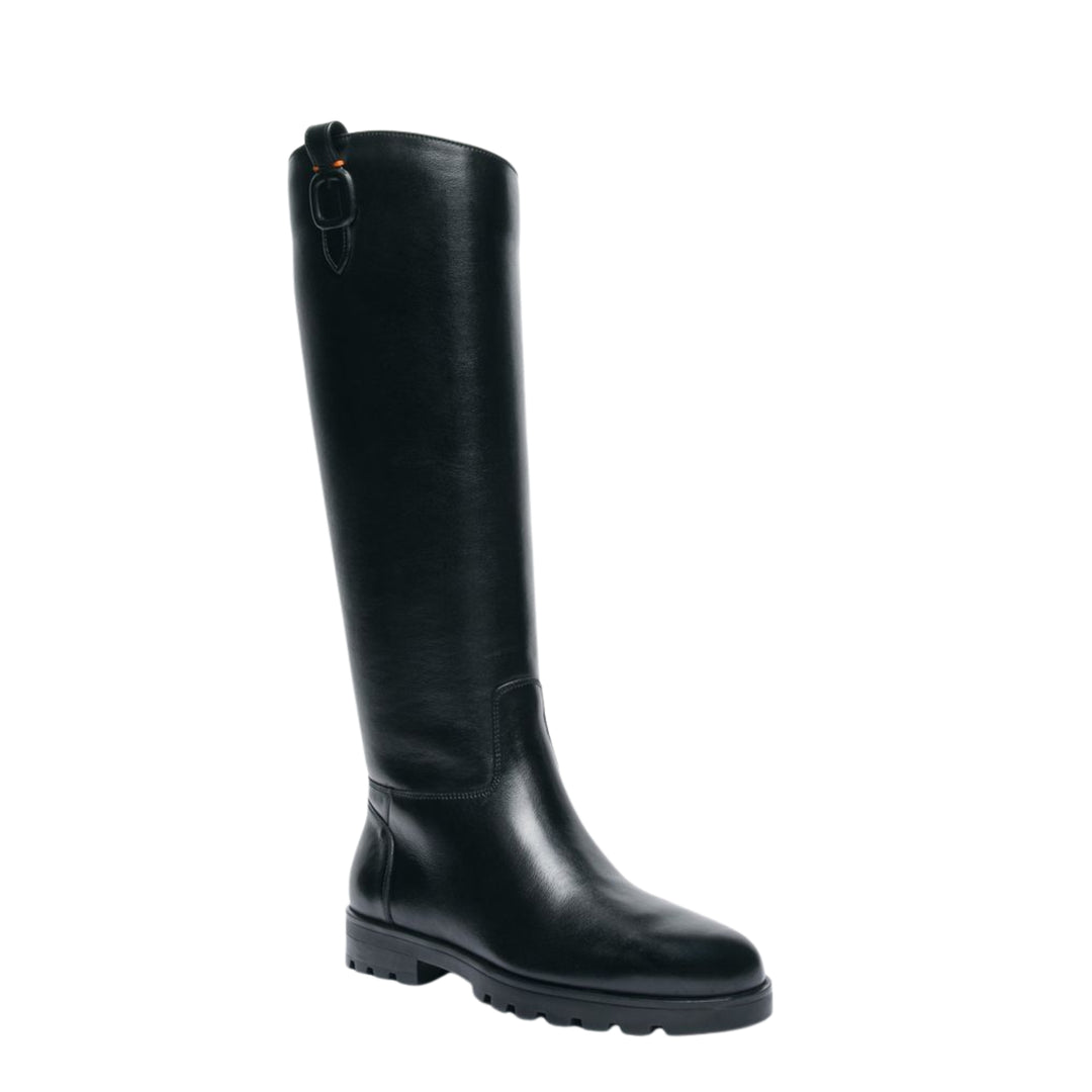 Bess Leather Boot in Black