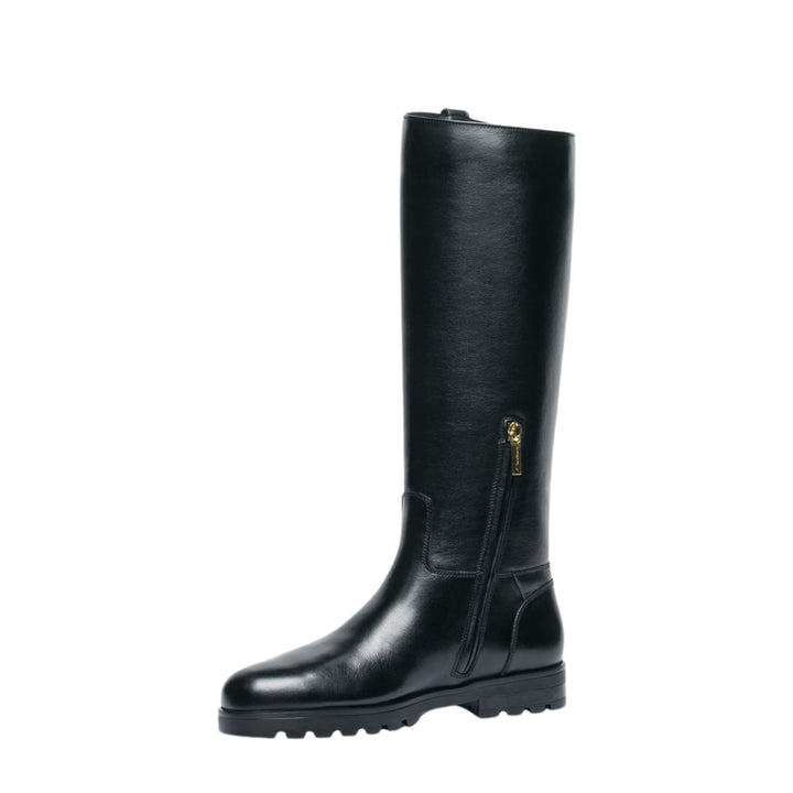 Bess Leather Boot in Black