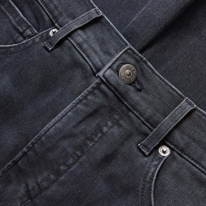 Beverly Mid-Rise Skinny-Flare Jean in Washed Onyx