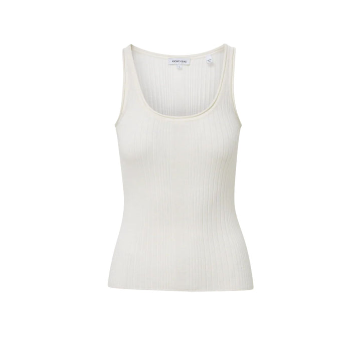 Birke Knit Tank in Ivory