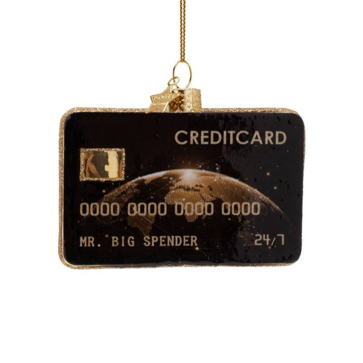 Black Credit Card Ornament