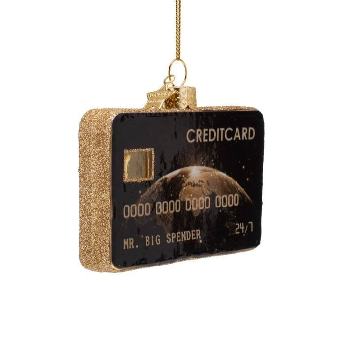 Black Credit Card Ornament