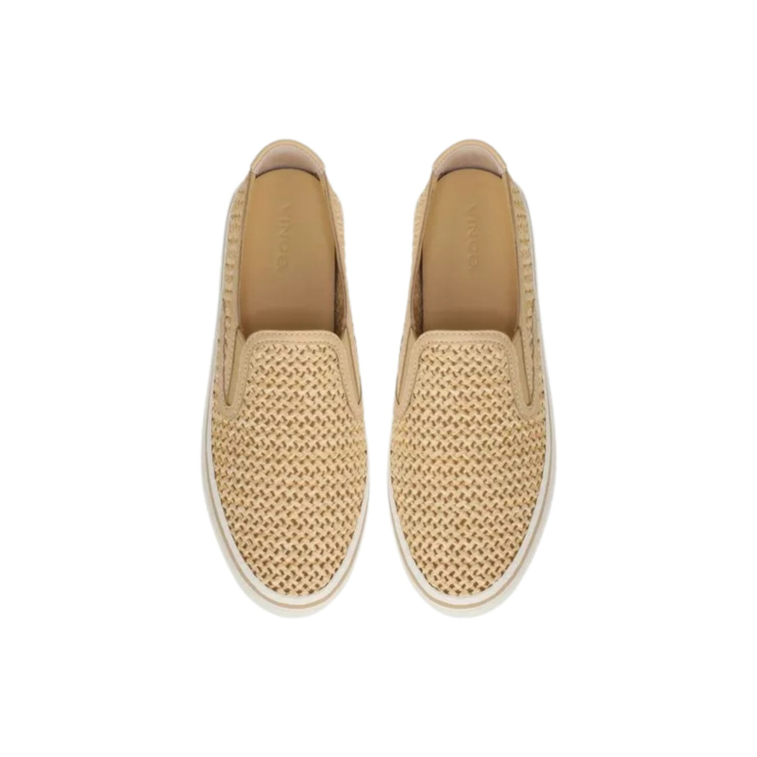Blair Skate Raffia Sneaker in Toasted Wheat