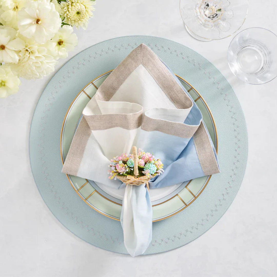 Bloom Napkin Ring in Natural/Multi