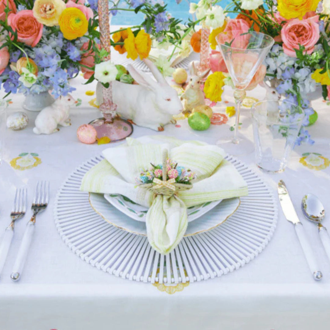 Bloom Napkin Ring in Natural/Multi