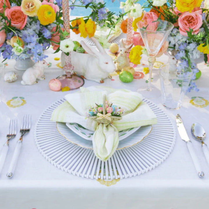 Bloom Napkin Ring in Natural/Multi