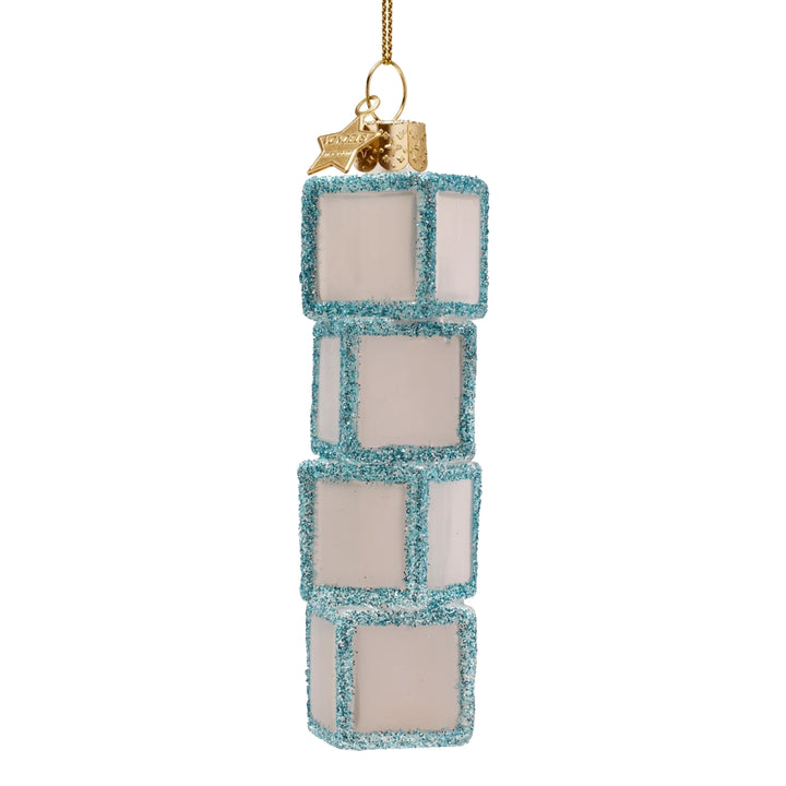 Blue Baby Blocks Ornament