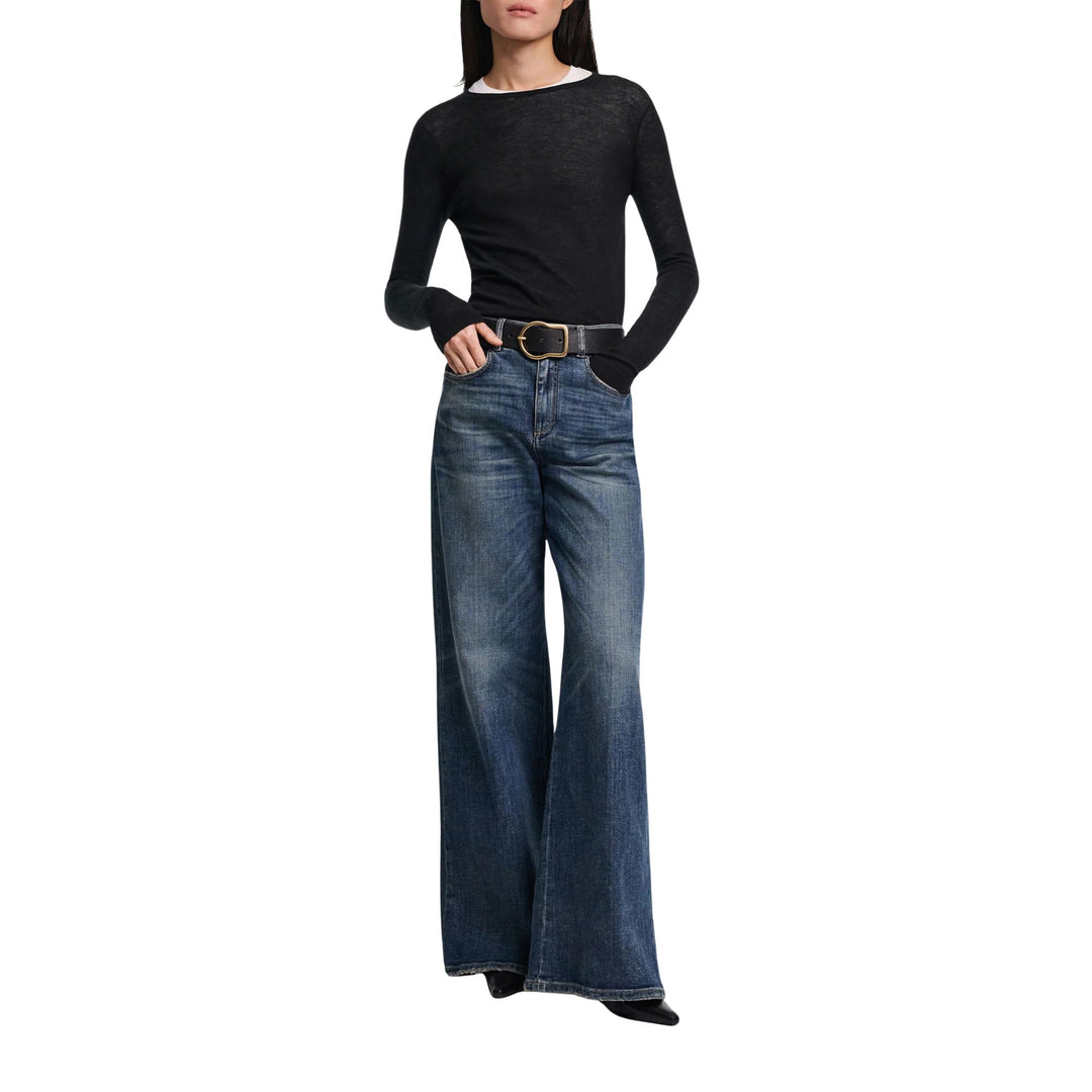 Blue Jeans Baby Wide Leg in vintage blue