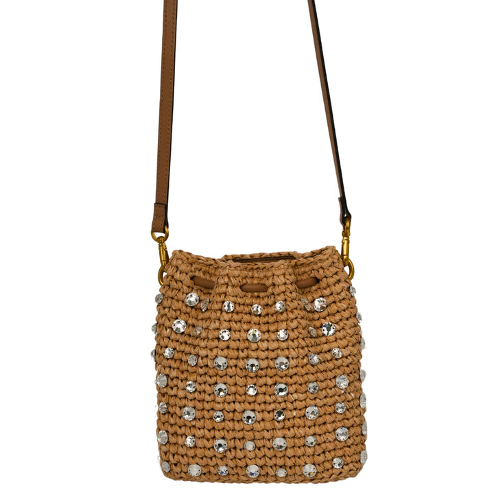 Bon Bon Bucket N/S MN - RFG - Natural/Gold