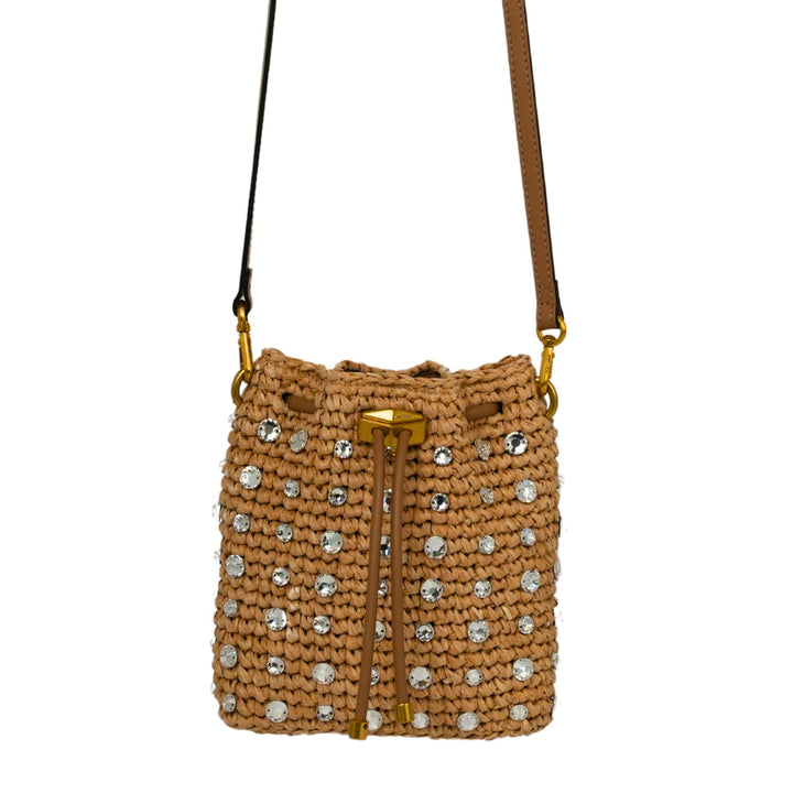 Bon Bon Bucket N/S MN - RFG - Natural/Gold
