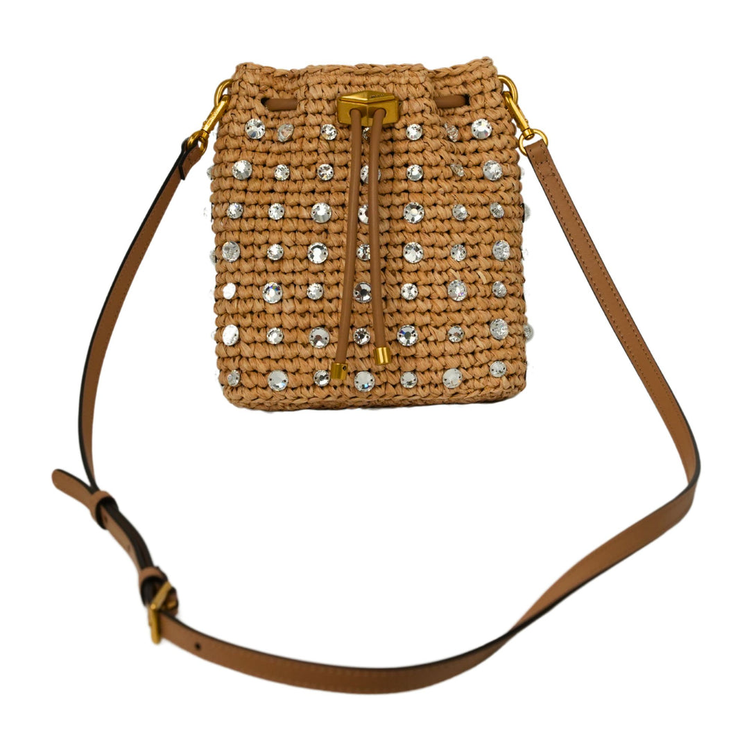 Bon Bon Bucket N/S MN - RFG - Natural/Gold
