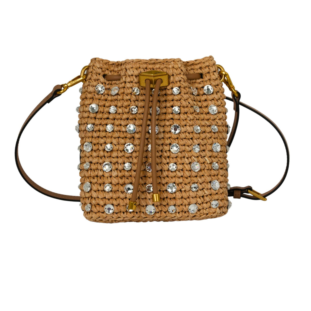 Bon Bon Bucket N/S MN - RFG - Natural/Gold