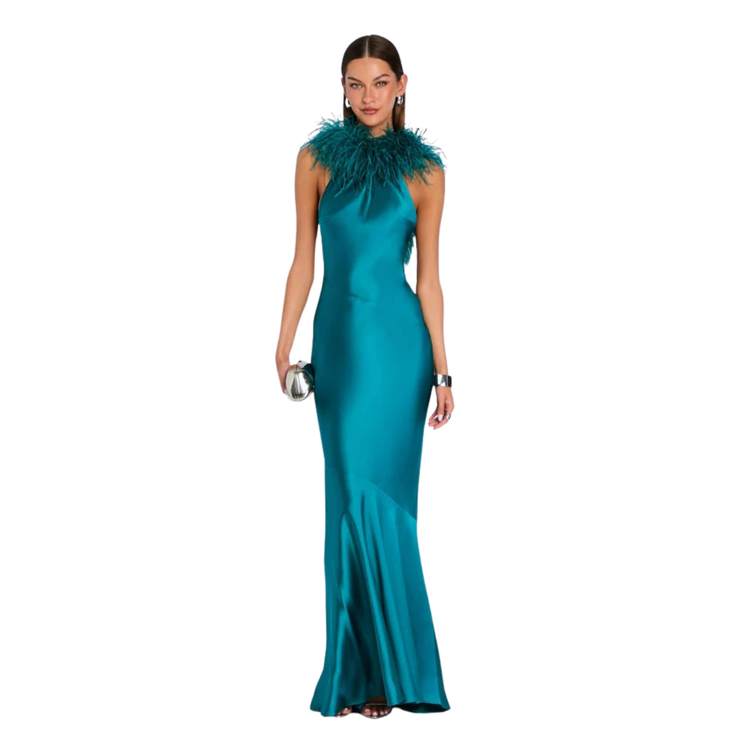 Brisbane Dress in Sarcelle