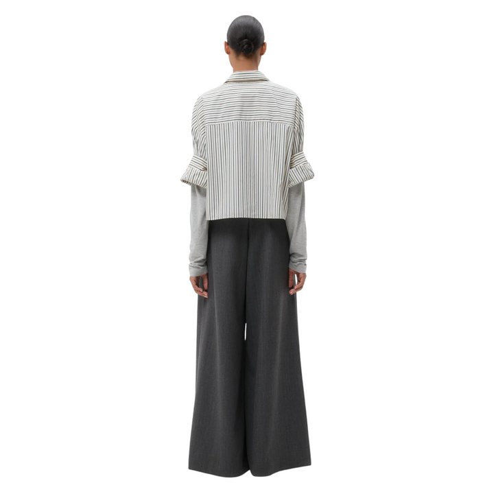 Next Ex In Dancing Striped Cotton Shirting