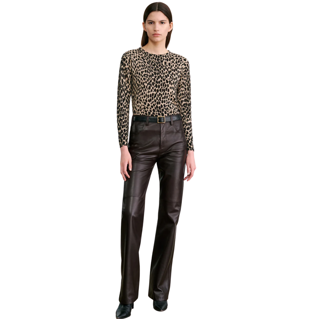 Laevin Printed Sweater in Cheetah